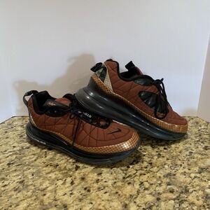 Nike Air Max MX 720-818 Black Metallic Copper BV5841-800 Mens Size 11.5
